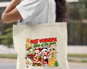 Mickey and Friends Holiday Tote | Disney Xmas Bag