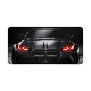 BMW Sleek Car Desk Mat - Automotive Decor, Office Accessory, Gamer Gift, Desk, 12 x 22