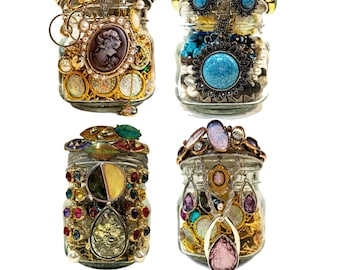 Themed Custom Mystery Jewelry Jar Curated Jewelry Experience Unique Gifts For Her