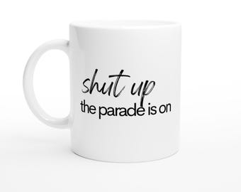 Taza de Acción de Gracias, regalo divertido para ella, taza del desfile de Acción de Gracias