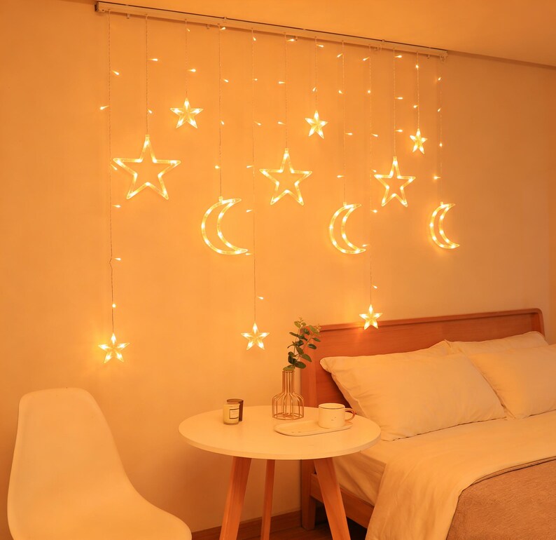 apperhapp Curtain String Lights - Thumbnail 3