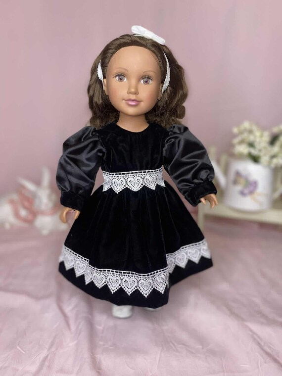 satin doll dress Stunning Silk Gown For 8 Fashion Dolls