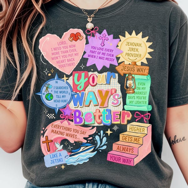 Christian Retro Png, Jesus Way, Your Way's Better Png, Faith Based Religious, Christian Religious Proverbs 16:9, Jesus Png, Jesus Kids Png