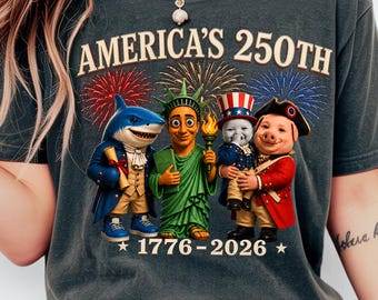 John Pork USA 250° anniversario PNG, Semiquincentenario 1776-2026 PNG, Tung Tung Tung Sahur 4 luglio, Divertente AI Bambino Bambini USA 250 anni PNG