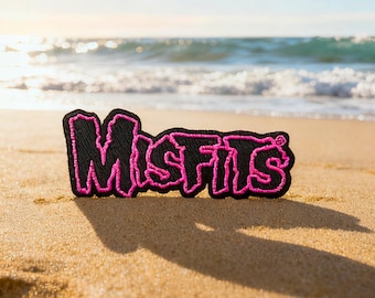 The Misfits Band Iron-On Patch: Metal Hardcore Punk Emblem (4x10cm)