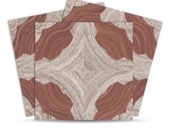 DECORE TALES Peel & Stick Floor Tiles | Anti Slip, Scratch Resistant Vinyl Alternative | Renter Friendly DIY Flooring Luxury -FST193