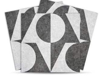 DECORE TALES Renove seus pisos instantaneamente | Adesivos para azulejos resistentes à água, antiderrapantes e resistentes ao desgaste | Sem rejunte, sem sujeira! -FST129