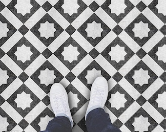 DECORE TALES Piastrelle autoadesive in poliuretano di alta qualità / Rinnovo fai-da-te senza disordine per case e appartamenti in affitto Antiscivolo e resistenti - FST022