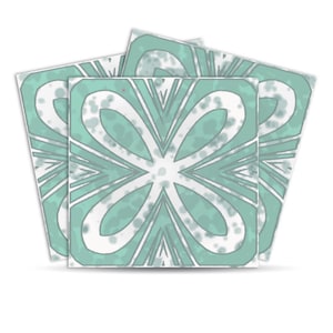 Peel and Stick Floor Tiles | Anti-Slip Vinyl, Modern Floral Design