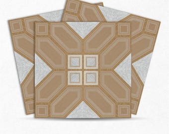 DECORE TALES Geometrische marmeren vloertegel | DIY-vinylvloeren FST053