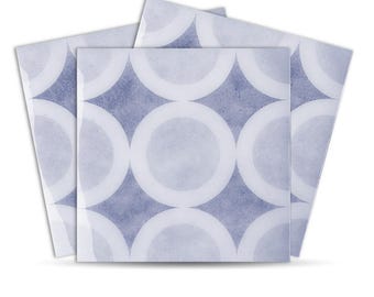 DECORE TALES Abnehmbare Polyurethan-Fliesenaufkleber | Schälen & Aufkleben | Premium geometrische und benutzerdefinierte Stile | Sicher für Kind und Haustiere PUFST016