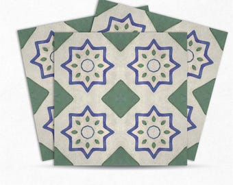 DECORE TALES Terrakotta Schälen und Kleben Bodenfliese Wasserfestes Vinyl, selbstklebend - FST014