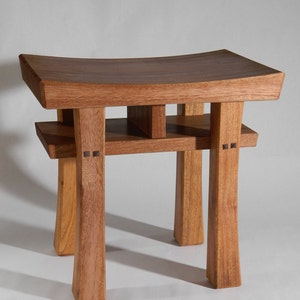 Asian Style Bench (size small) Asian Style Stool by Benchcrafts