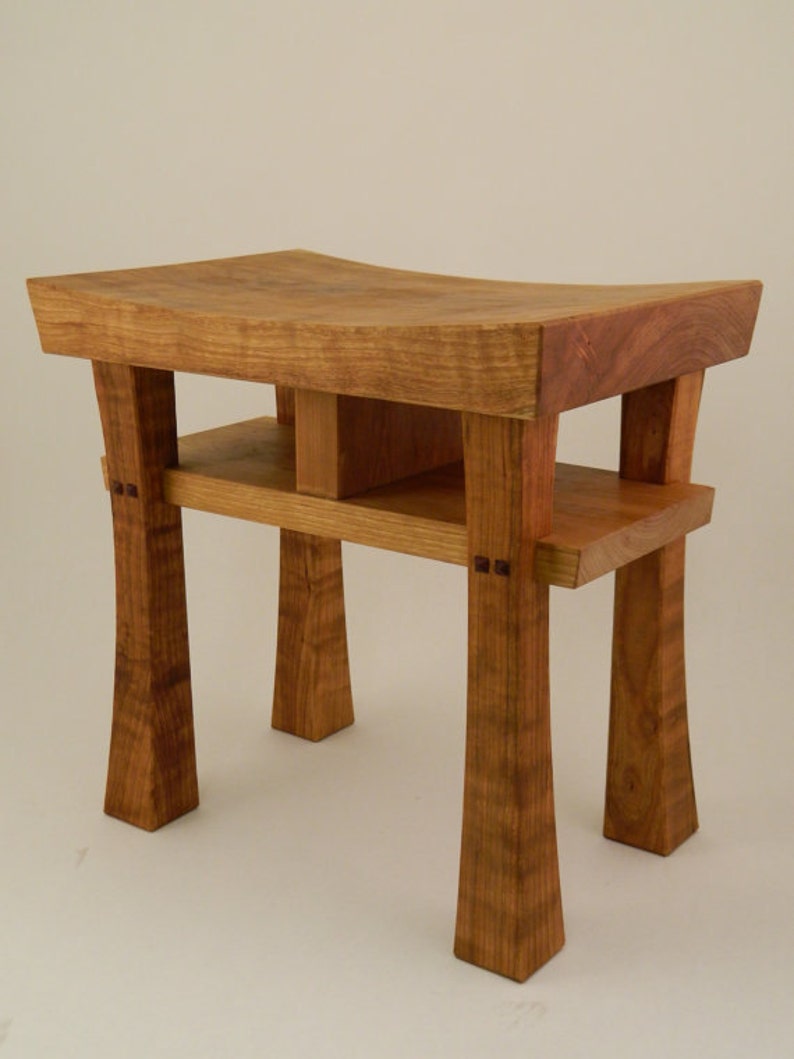 Asian Style Bench size Small Asian Style Stool by - Etsy