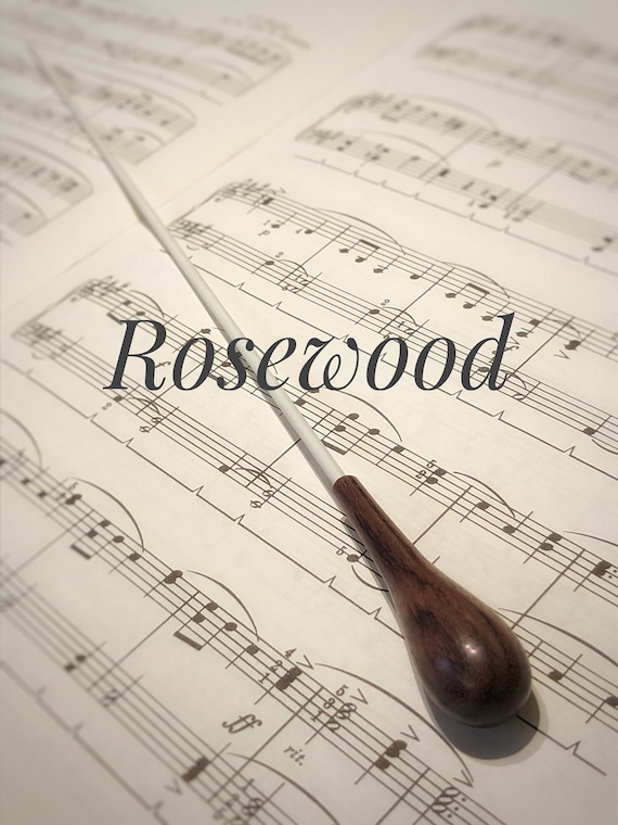 Vbest Life FRP Conducting Baton With Rosewood Padauk Handle Reinforced Conductor Baton For Symphony Leader With Cylinder Case