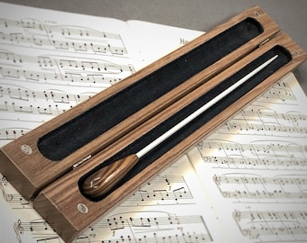 Music Conductor Baton and Case, Conducting Baton and Case, Conductor's Baton and Case