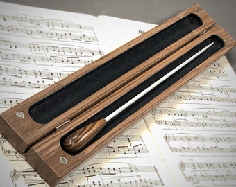 Music Conductor Baton and Case, Conducting Baton and Case, Conductor's Baton and Case