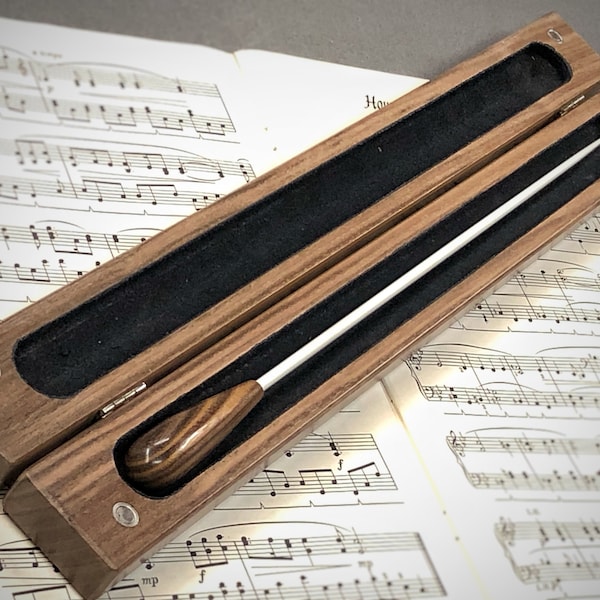 Music Conductor Baton and Case, Conducting Baton and Case, Conductor's Baton and Case