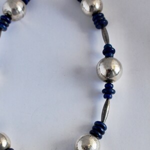 Sterling Silver and Lapis Lazuli Necklace image 5