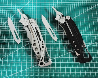 Clip-Point T-Type Adapter for Leatherman SKELETOOL - Saw Blade Holder & Upgrade