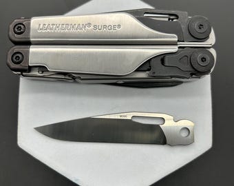 Böhler M390 Main Blade Compatible with Leatherman Surge, Aftermarket Replacement Multitool Part