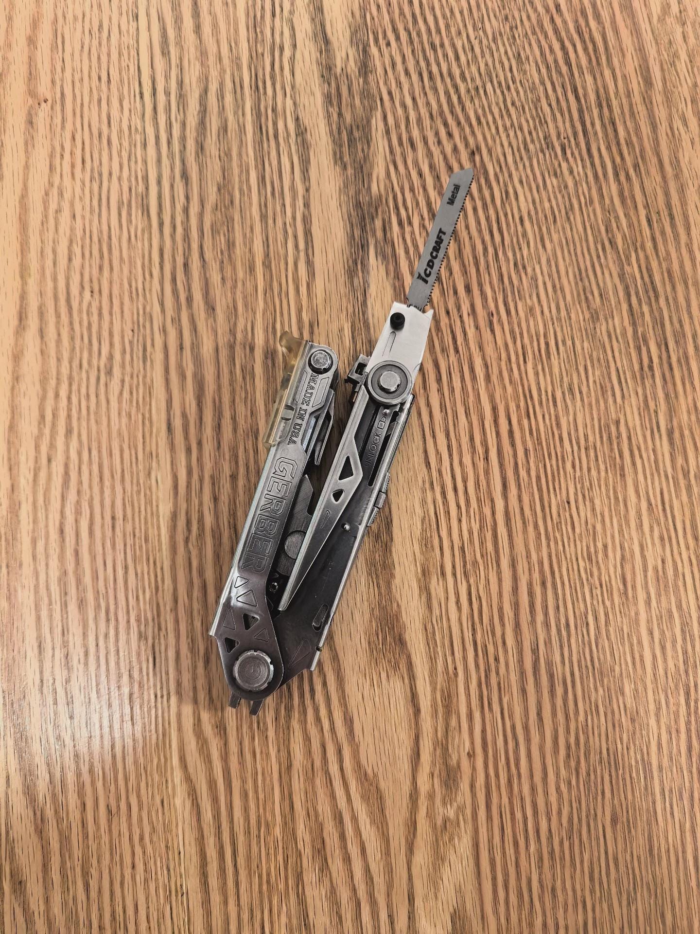 Gerber Center Drive Saw Blade Adapter T Shank Holder Multi Tool