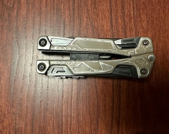 Installed Saw Blade Slot Scissor Upgrade Kit - Replacement for Leatherman OHT