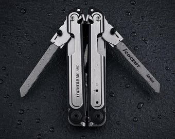 CNC Machined Stainless Steel T-Shank Saw Blade for Leatherman ARC, FREE P4, 1-1.2mm Blades