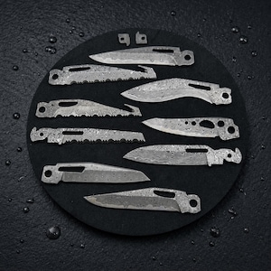 Amélioration du noyau de l'outil Leatherman : Lame de rechange universelle en acier damassé VG10