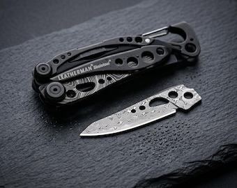 VG10 Damascus-vervangingsmes voor Leatherman Skeletool – 60+ HRC, haarscherp, directe pasvorm