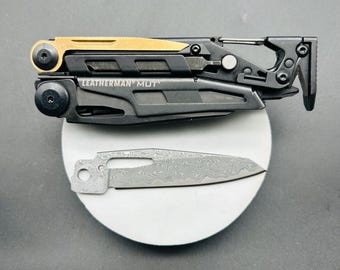 VG10 Damascus Main Blade for Leatherman MUT/EOD - EDC Knife Upgrade