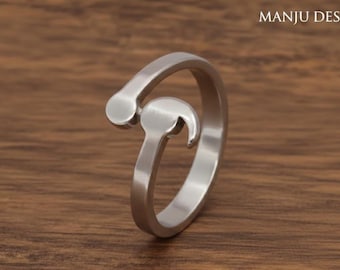 Adjustable Wrench Ring for Men & Women, Alloy Mechanic Ring, Tool Lover Gift, Minimalist Open Band Wrench Jewelry, Engineer Gift Ring