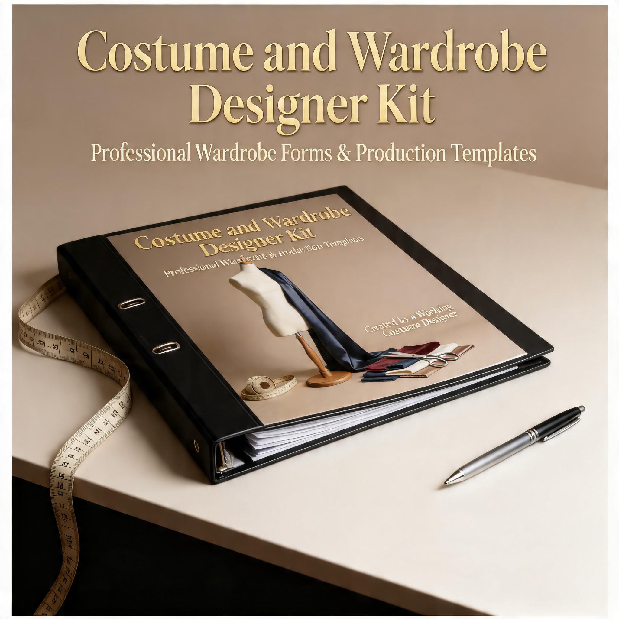 Clothing Kit.pdf Costume and Wardrobe Designer Starter Kit , Full Production and ...