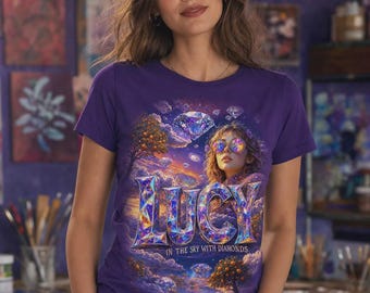 The Beatles "Lucy in the Sky with Diamonds" 3D Cinematic T-Shirt