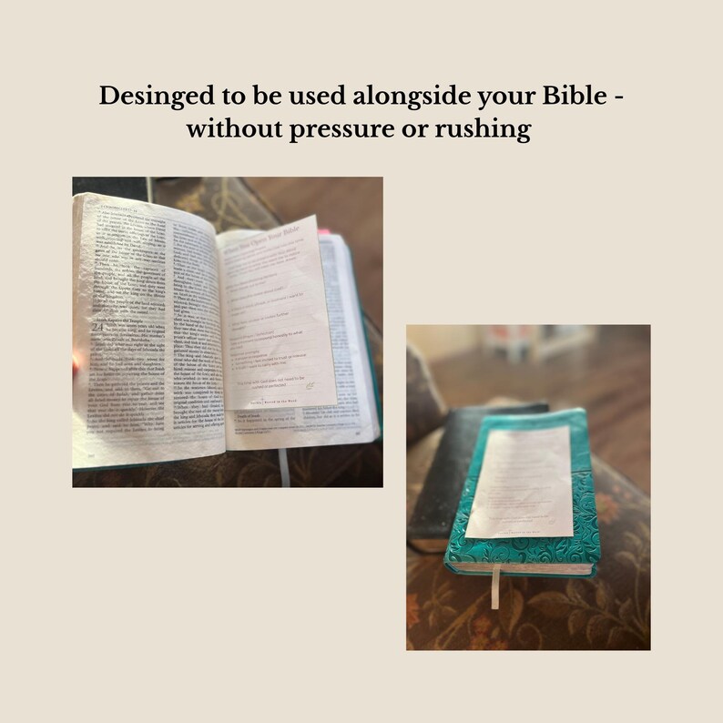 Bible Study Companion Page Printable Christian Study Guide Digital