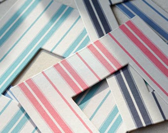 Striped Fabric Photo Mat – 5 Colors and 4 Sizes, Decorative Mat Board for Picture Frames, Cotton Linen Striped Mount for Photos & Artwork