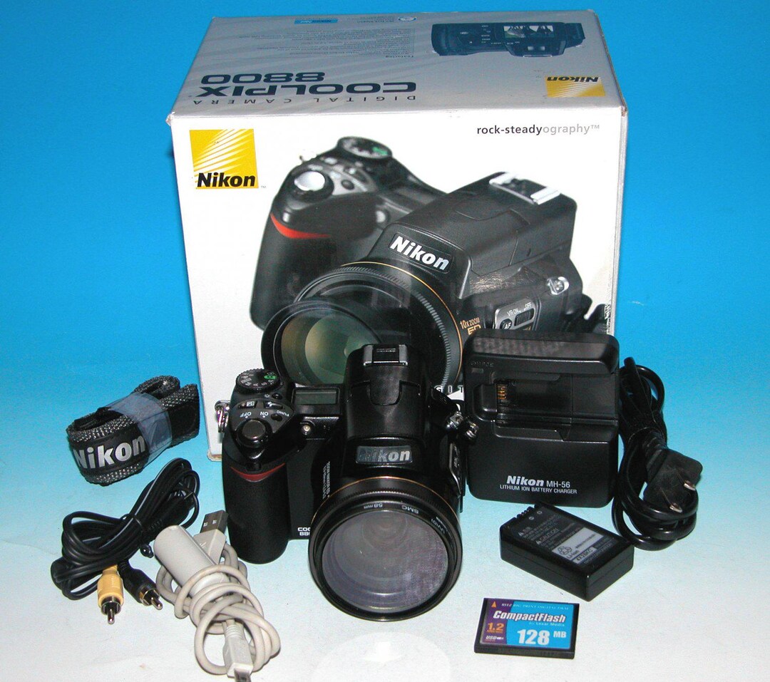 Nikon COOLPIX 8800 8.0MP Digital Camera - Black #7316 - Etsy