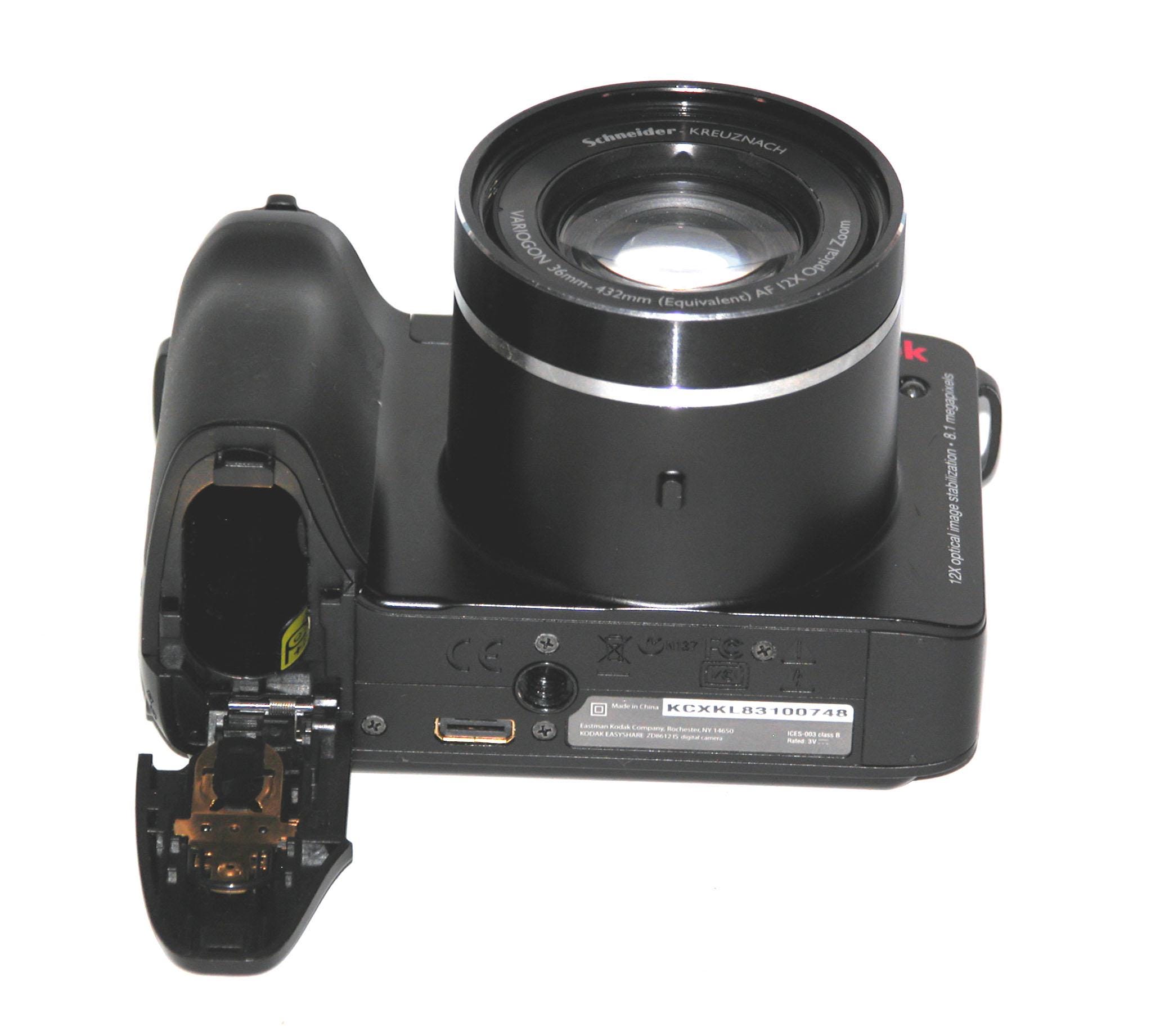 Kodak EasyShare ZD8612 IS 8.1MP デジタルカメラ - ブラック #0748