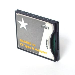 Generic SD or MultiMedia Card to CF Type II Adapter