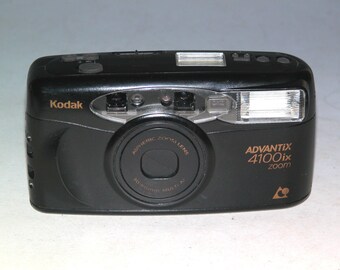 Kodak Advantix 4100ix Zoom APS Film Camera - Black #8304 - Etsy