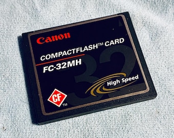 Canon FC-32MH High Speed CF Compact Flash Camera Memory Card 32MB