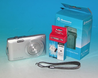 Nikon COOLPIX S3300 16.0 MP Digital Camera - Silver - Etsy