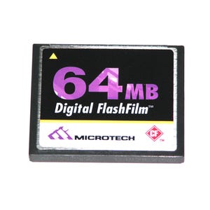 Microtech 64MB Digital FlashFilm CompactFlash CF Card (Japan)