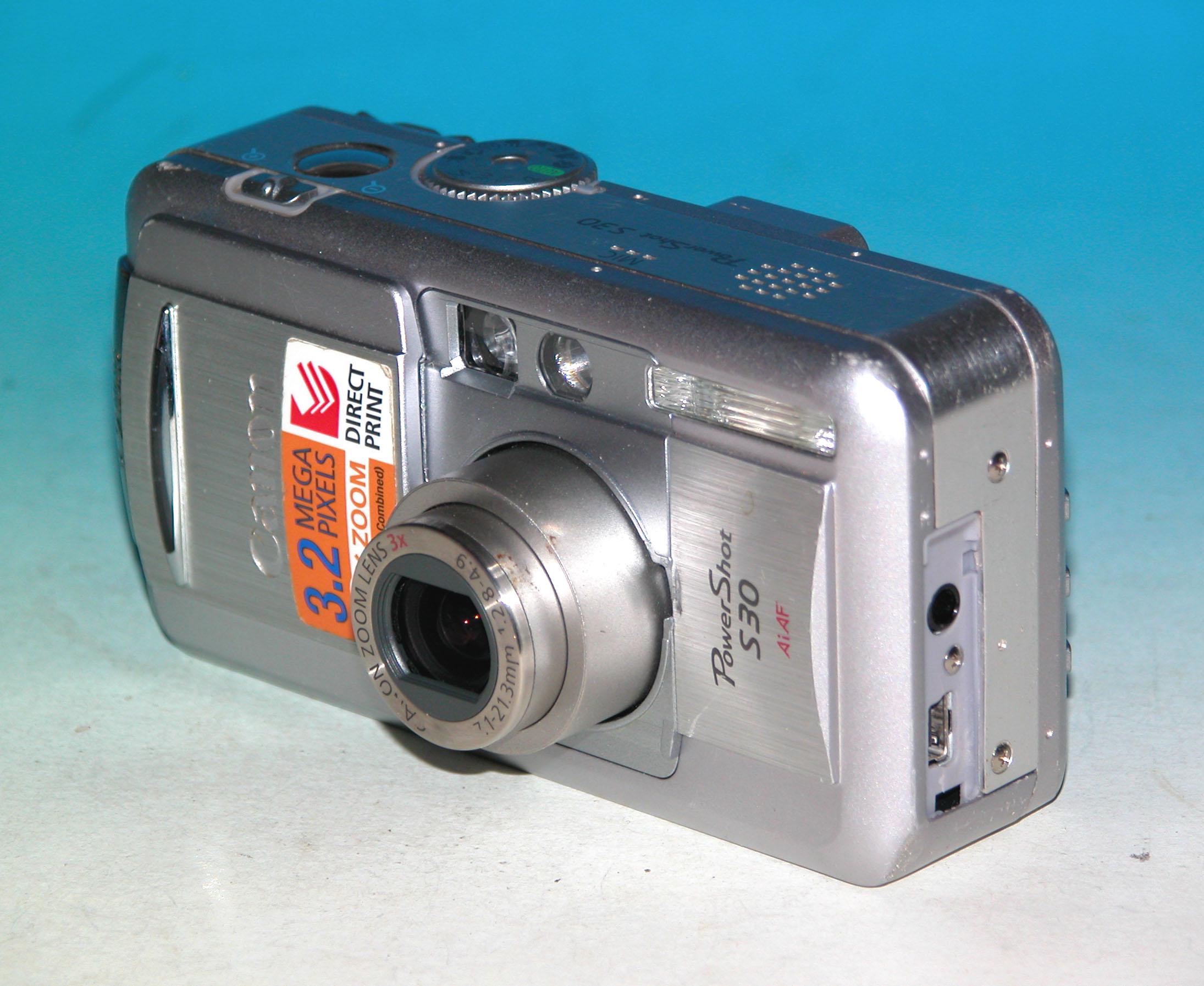Canon Powershot S30 3.2MP Digital Camera - Silver #9877 - Etsy
