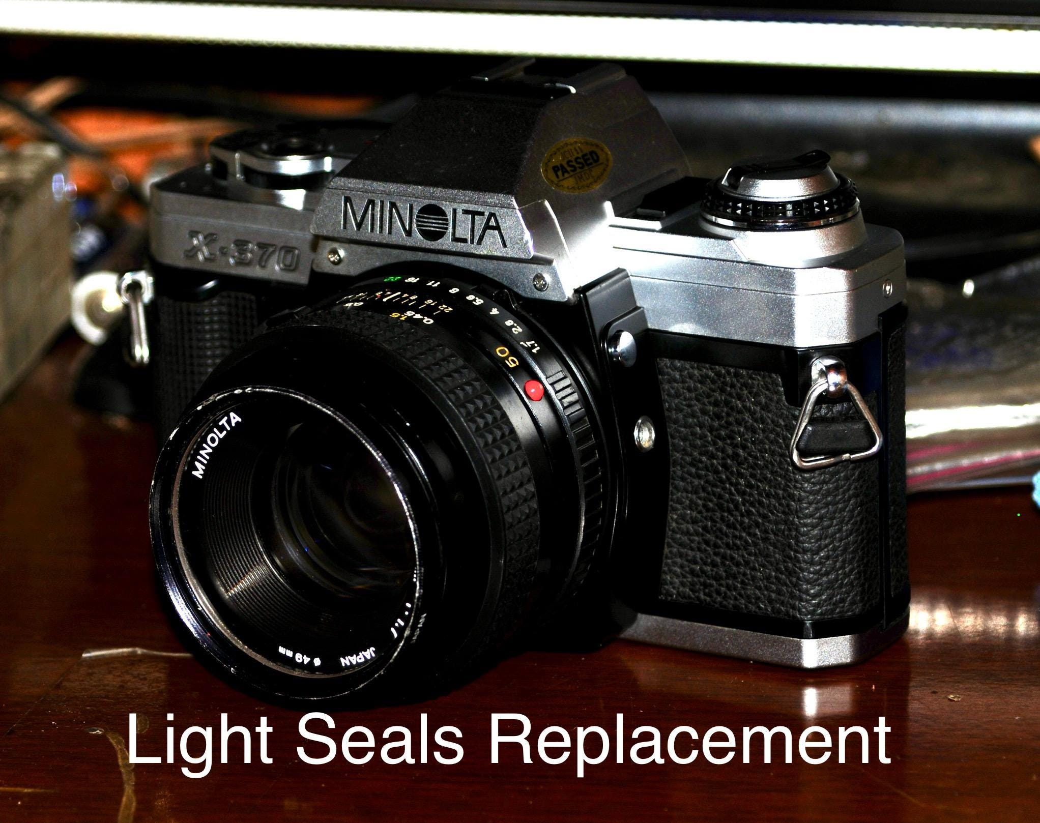 Light Seals Replacement Service For Vintage Film Cameras: Nikon, Minolta, Canon, Olympus, Pentax, Fujica, Ricoh, etc.