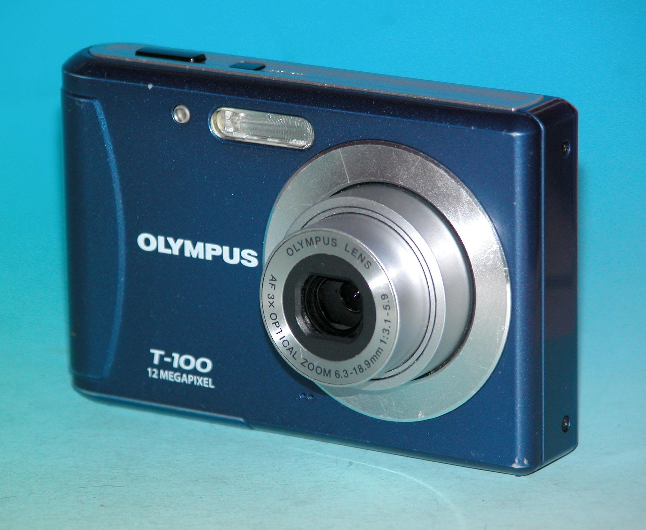 Olympus Tough T-100 12.0MP Digital Camera - Blue #3820 - Etsy Canada