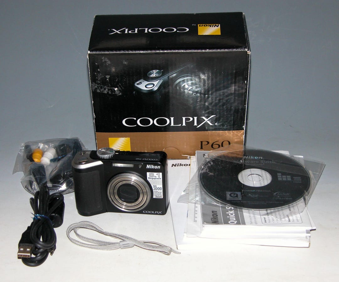 Nikon COOLPIX P60 デジカメ 動作確認済み レトロ 0091 - メルカリ