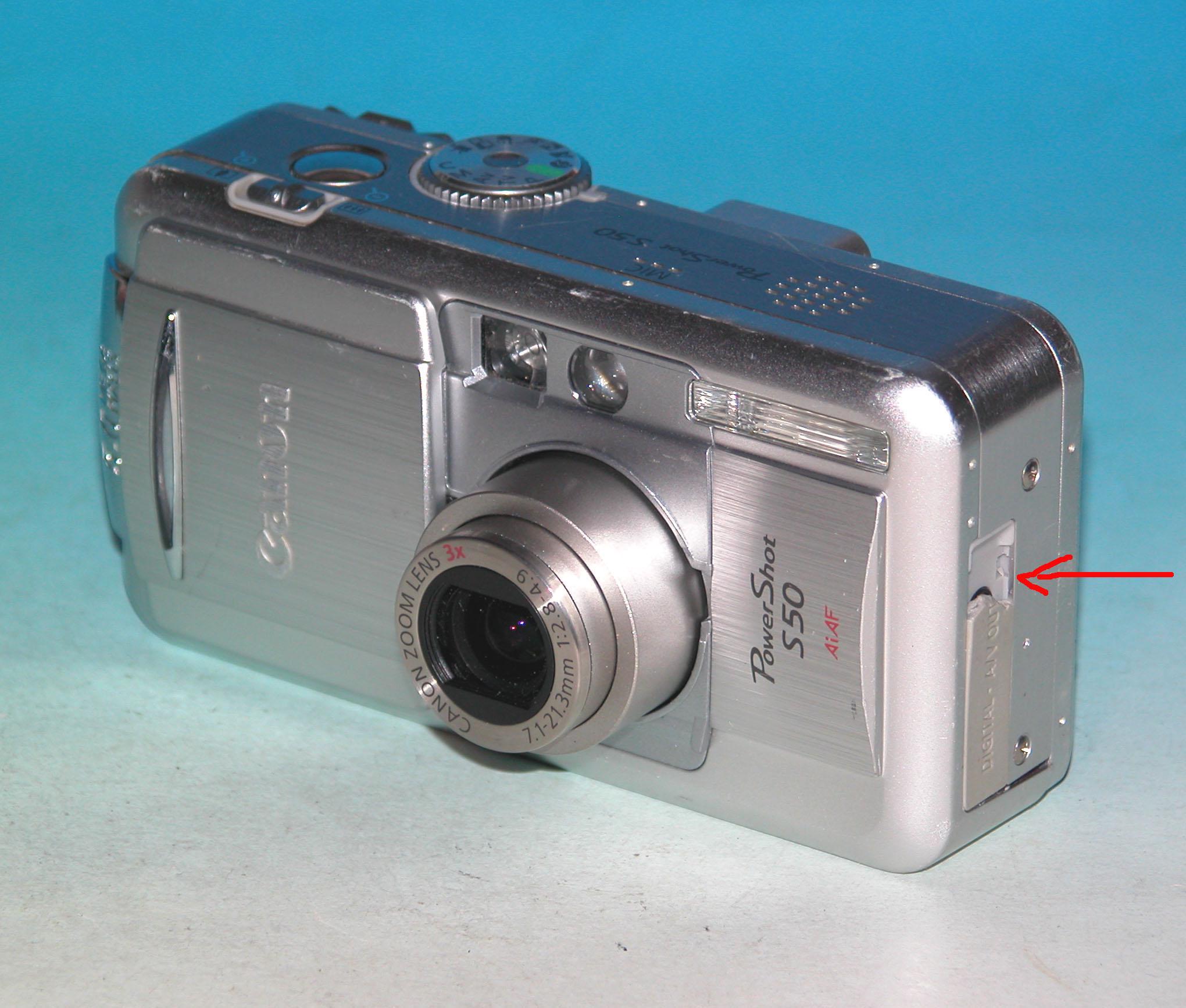 再生品 - キヤノン PowerShot S50 5.0MP デジタルカメラ - シルバー 