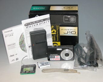 Reconditioned - Fujifilm FinePix J10 8.2MP Digital Camera - Black #2394