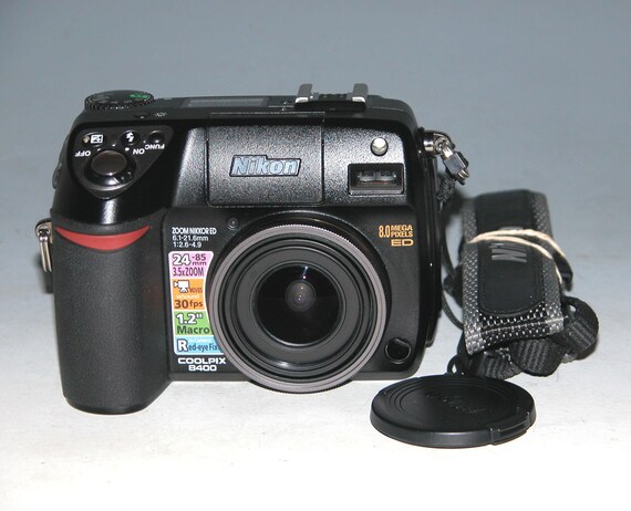 Nikon COOLPIX 8400 8.0MP Digital Camera - Black #1047 - Etsy